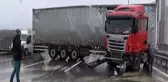 Son Dakika! TEM'de Korkunç Kaza! TIR Yan Yattı