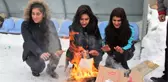 Muş'ta Oynanan Maçta Konuk Ekip Futbolcularına Battaniye Verip Ateş Yaktılar