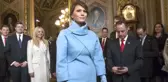 Yeni First Lady Melania Trump'ın Yemin Törenindeki Yüz İfadesi Olay Oldu