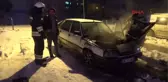 Sivas Park Halindeki Otomobil Yandı