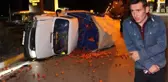 Antalya'da Seyir Halindeyken Hapşıran Sürücü Kamyoneti Devirdi