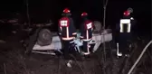 Otomobil Devrildi: 5 Yaralı