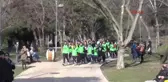 Maçka'da Yogalı Akrobatlı Etkinlik