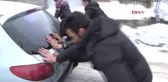 Artvin Şavşat'ta Kar Güreşleri Nefes Kesti