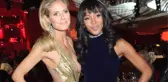 Manken Naomi Campbell ile Güzel Oyuncu Heidi Klum Öpüştü