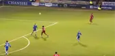 Golü Sayılmayan Futbolcu Hakemi İtince Kırmızı Kart Gördü