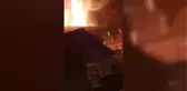 Konya - Caminin Çatısı Alev Alev Yandı