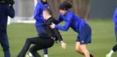 Chelseali David Luiz, Antrenmanda Muhabiri Kündeye Getirdi