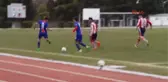 Burdur'da Futbolcu, Kendisine Faul Yapan Rakibine Kafa Attı