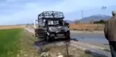 Hareket Halindeyken Yanan Kamyonet Küle Döndü