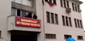 Beytüşşebap Belediyesine Dev Türk Bayrağı Asıldı