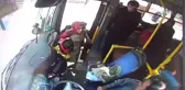 Otobüste Fenalaşan Kadını Hastaneye Yetiştiren Kahraman Şoförü Kameralar Böyle Kaydetti