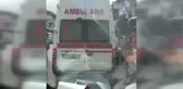 Ambulans ile Pazar Alışverişi Kamerada