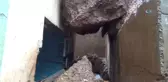 Beytüşşebap'ta Lojmana Kaya Düştü