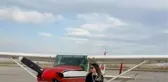 Samsun'da Eğitim Uçağı Inişte Kırım Geçirdi