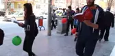 Burdur Öğrencilerden Kitap Okuma Yürüyüşü