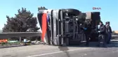 Tekirdağ Devrilen Beton Mikserinin Sürücüsü Yaralandı