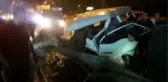 Kocaeli Bariyerlere Saplanan Kamyonetin Sürücüsü Yaralandı