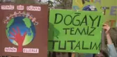 Belediye Başkanı ve Öğrenciler Sokaktan Çöp Topladı