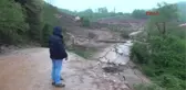 Bartın'da 17 Köye Ulaşım Sağlanan Yol Çöktü