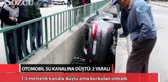Otomobil Su Kanalına Düştü: 2 Yaralı