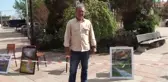 Badana Fırçasıyla Hayallerini Çiziyor