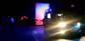 Damperi Açık Kalan Kamyon Trafik Levhalarına Çarptı