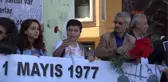 1 Mayıs 1977'de Hayatını Kaybedenler Kazancı Yokuşu'nda Anıldı