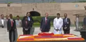 Cumhurbaşkanı Erdoğan, Gandhi Anıtı'nı Ziyaret Etti
