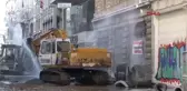 Istiklal Caddesi'nde Su Borusu Patladı