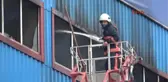 Trabzon'da Mobilya Fabrikası Yandı
