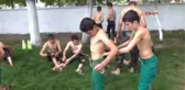 Burdur Pehlivanlar Okul Bahçesinde Güreşti