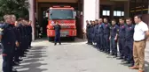 Itfaiyecilerin Dualı Nöbet Değişimi