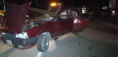 Tırın Dorsesindeki Tren Rayı Otomobili Kağıt Gibi Kesti