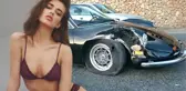 Kokain Kullanan Türk Asıllı Manken Elif Aksu, Ferrari ile Kaza Yaptı