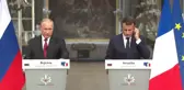 Macron-Putin Basın Açıklaması