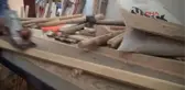 Burdur Yaptığı Oklavaları Pazarda Satıyor