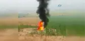 Ham Petrol Boru Hattında Hırsızlık Yapılırken Yangın Çıktı