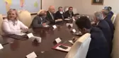 Dışişleri Bakanı Çavuşoğlu, Tsereteli ve Stylianides'i Kabul Etti