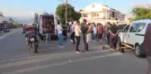 Yayaya Çarpan Motosiklet Sürücüsü Öldü, Yaya Ağır Yaralandı... Kaza Anı Kamerada