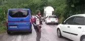 Jandarma Aracı Ile Otomobil Çarpıştı: 3 Yaralı