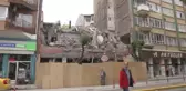 Kentsel Dönüşüm Çalışmasında Yan Binanın Duvarı Yıkıldı