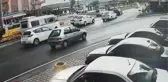 Virajı Alamayan Beton Mikseri Yola Böyle Devrildi: 1 Yaralı