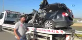 Otobanda Tır'a Çarpan Lüks Otomobilde Feci Son: 2 Ölü 4 Yaralı