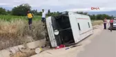 Erzincan'da Tarım Işçilerini Taşıyan Midibüs Devrildi, Kazada 20 Kadın Işçi Yaralandı.