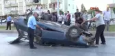 Yozgat Otomobil Devrildi, Aynı Aileden 4 Kişi Yaralı Kurtuldu