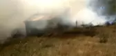 Aşkale'de Korkutan Ev Yangını