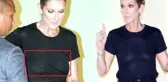 Yastan Çıkan Celine Dion'un Flaşlar Patlayınca Göğüs Uçları Belli Oldu