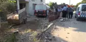 Antalya Bahçe Duvarını Yıkan Tanker, Park Halindeki Aracı Ezdi