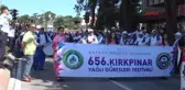Edirne Rekortmen Kırkpınar Ağasına, Davullu-zurnalı Karşılama